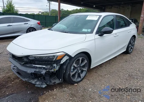 2025 Honda Civic Hybrid Sport/Sport Touring from USA, damaged, VIN 2HGFE4F82SH323630